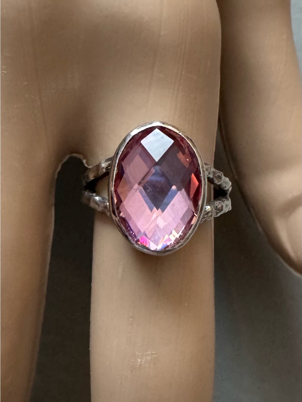 Lori Bonn Sterling Silver Doublet Ring